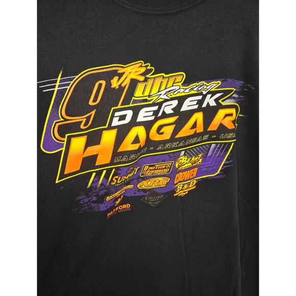 Derek Haggar DHR Racing Graohic T-Shirt Size Large - Picture 4 of 4